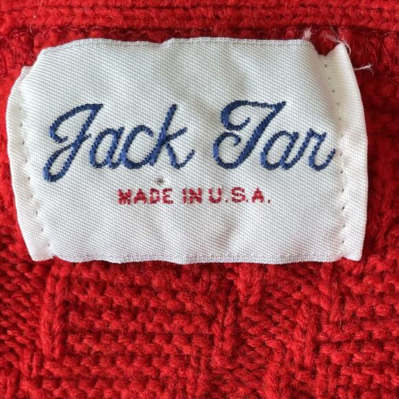 Vintage Jack Tar Boys Grandpa Vneck Cardigan Sweater ✔️ Measurements - Picture 5 of 8